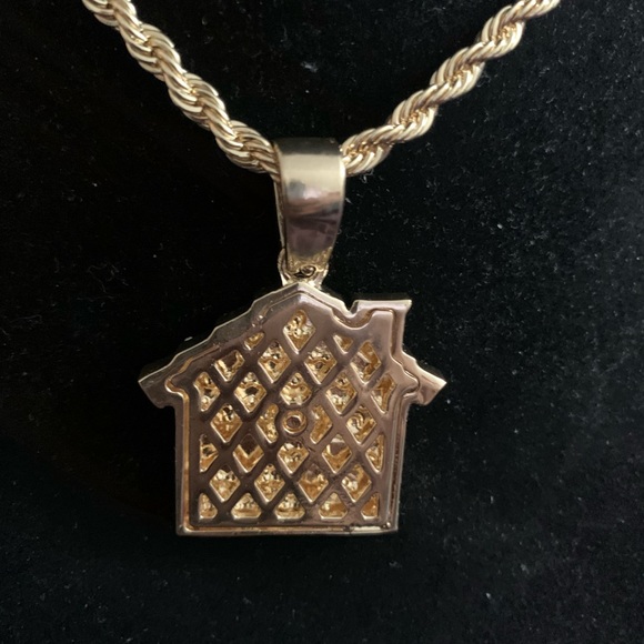Trap House Pendant Necklace Charm - Picture 2 of 4